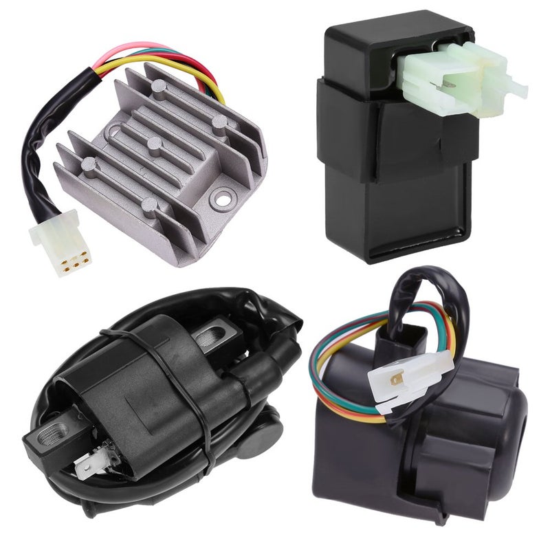 Anxingo Ignition Coil 6 Pin CDI Voltage Regulator Rectifier Solenoid Relay Kit for 150cc 200cc 250cc Engine Chinese ATV Quad - Image 2